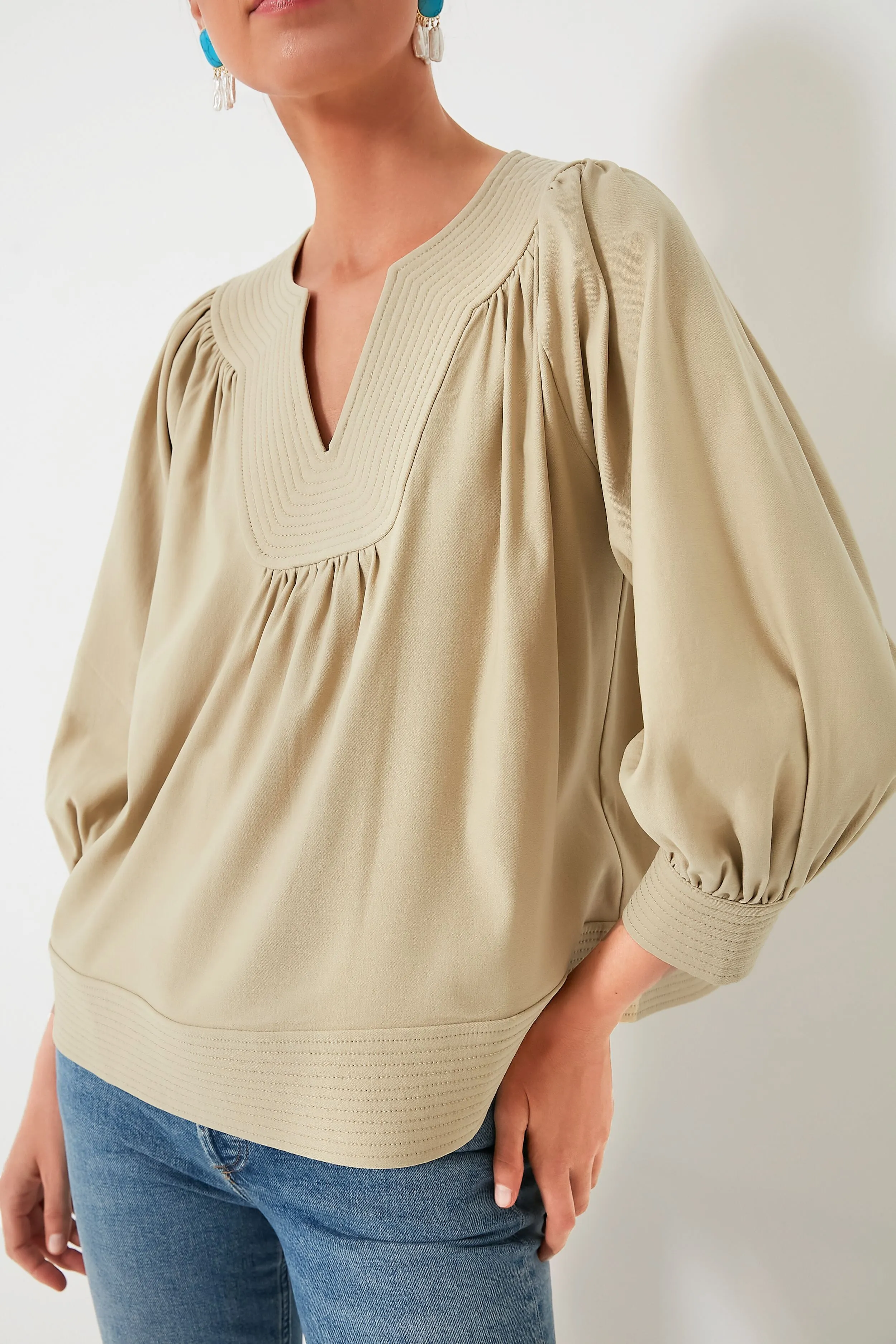 Tan Koa Blouse