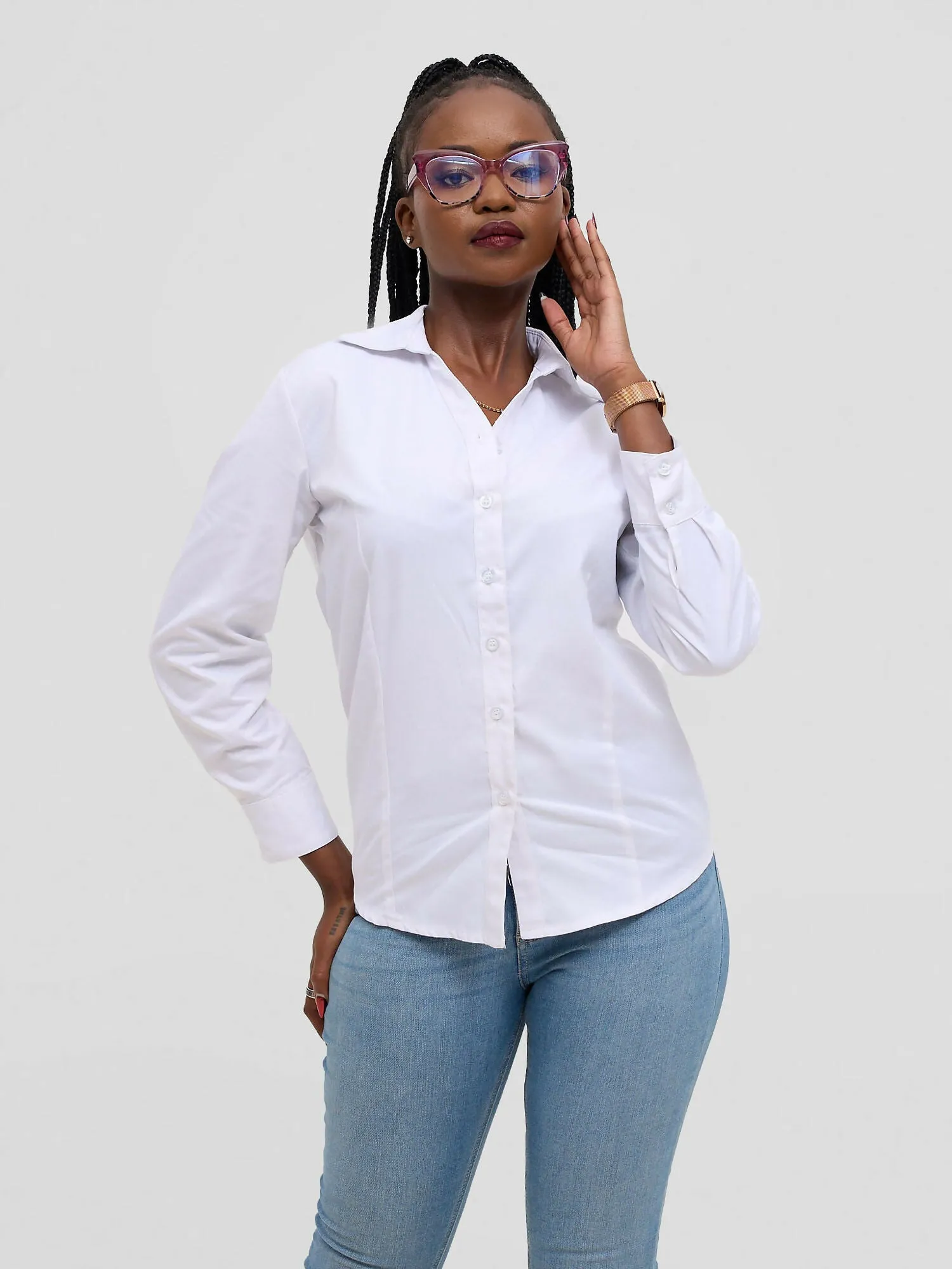 The Fashion Frenzy Blouse Top - White