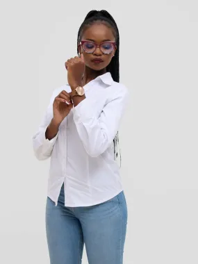 The Fashion Frenzy Blouse Top - White