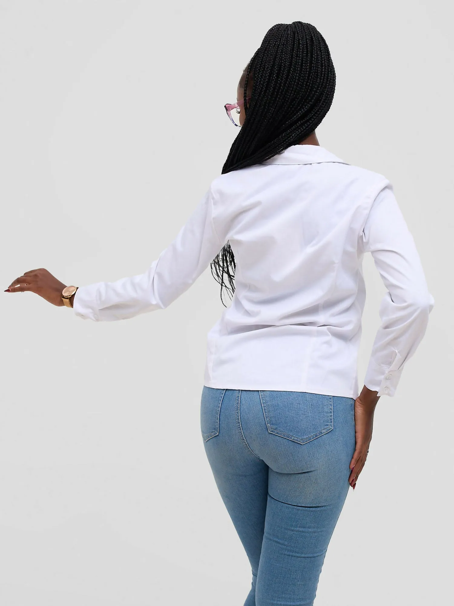 The Fashion Frenzy Blouse Top - White