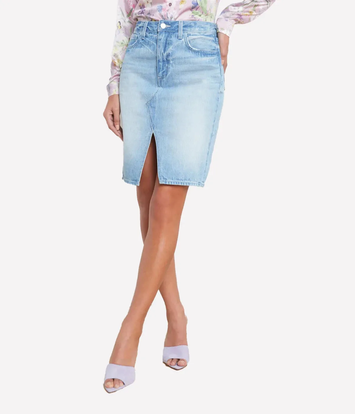 Tylee Knee Length Skirt in Palisade