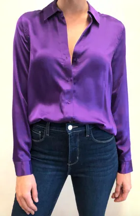 Tyler Long Sleeve Blouse in Ivory