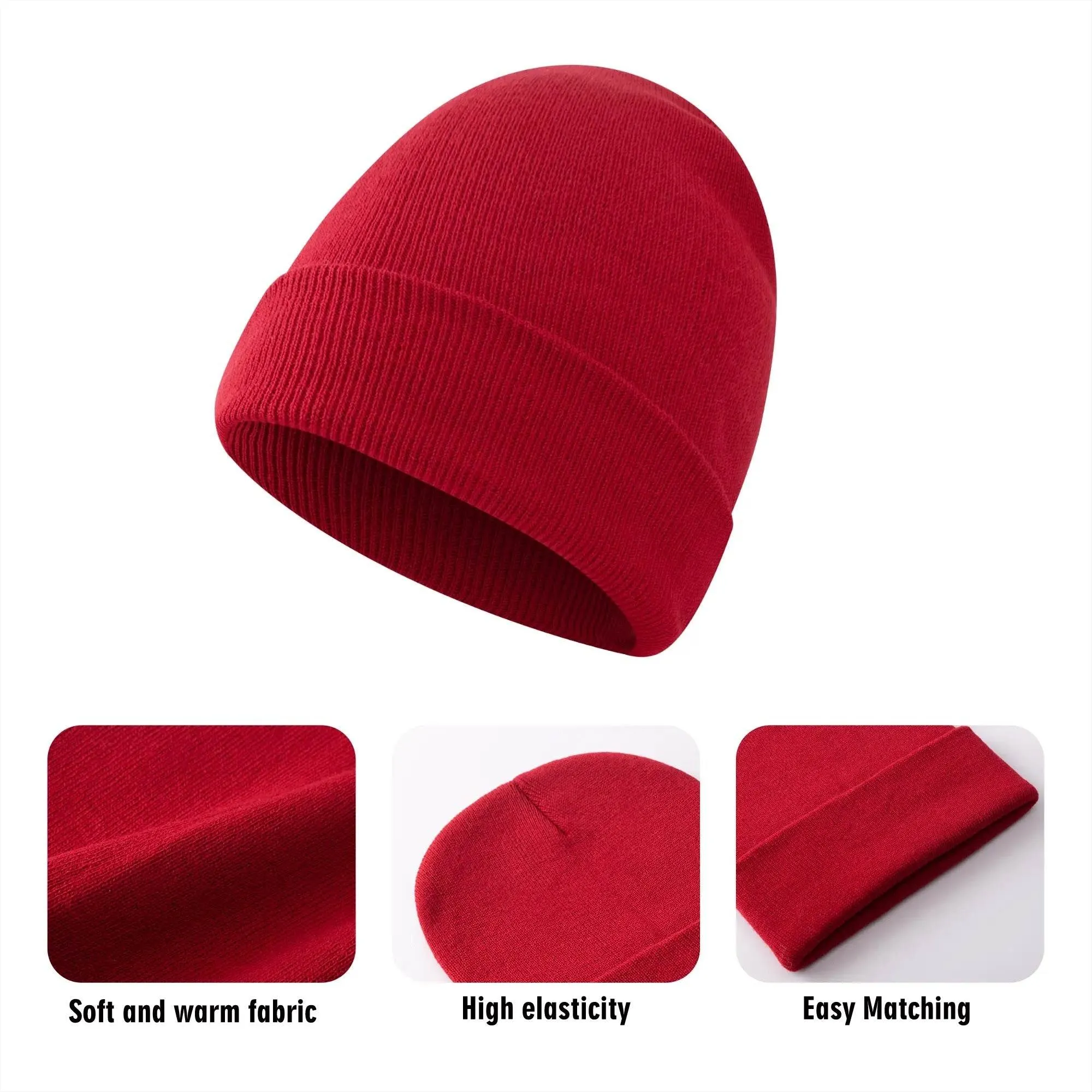 Warm Comfortable Knit Beanies