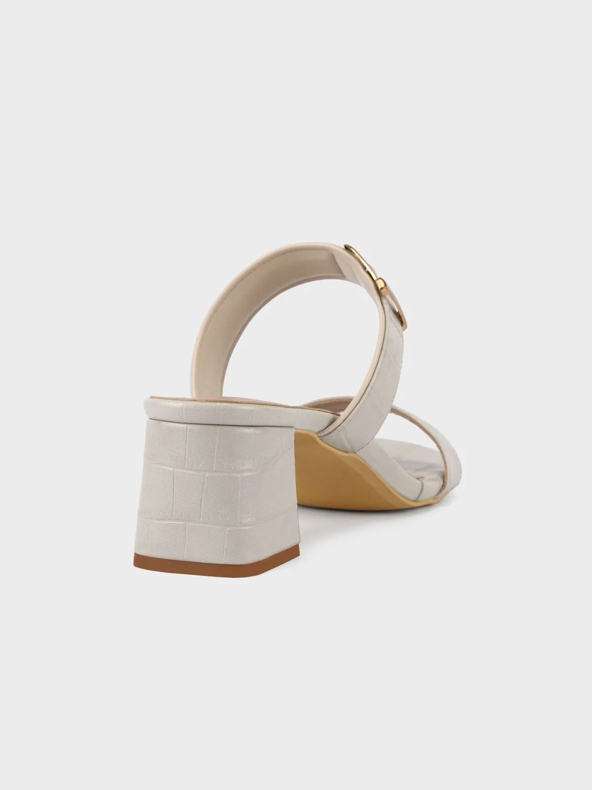 Womens "BUARIA" Block Heeled Sandals