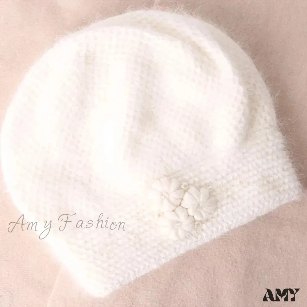 Woolen Black Pullover Hat with Big Circumference