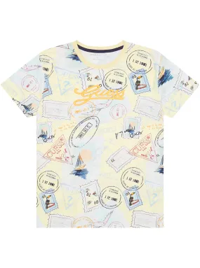 Yellow Post Stamp T-Shirt (7-16)
